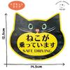Pienihoho Itomamiki Original Illustration Bilmagnet Katt Åker Säker Körning