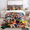 One Piece Characters Collage Print 3Pcs Bedding Setduvet Cover With 2 Bedropillowcase Home Birthday Gift