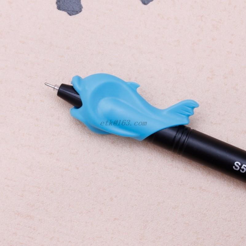 10 Stück Kinder Bleistifthalter Schreibhilfe Stifthaltungskorrekturwerkzeug Fischform