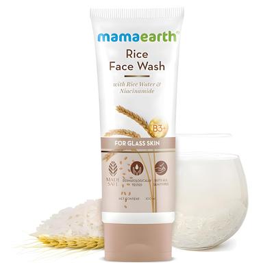 Rice Face Wash With Niacinamide For Glass Skin Hydration Brightening 100ml Korean Skincare Unisex