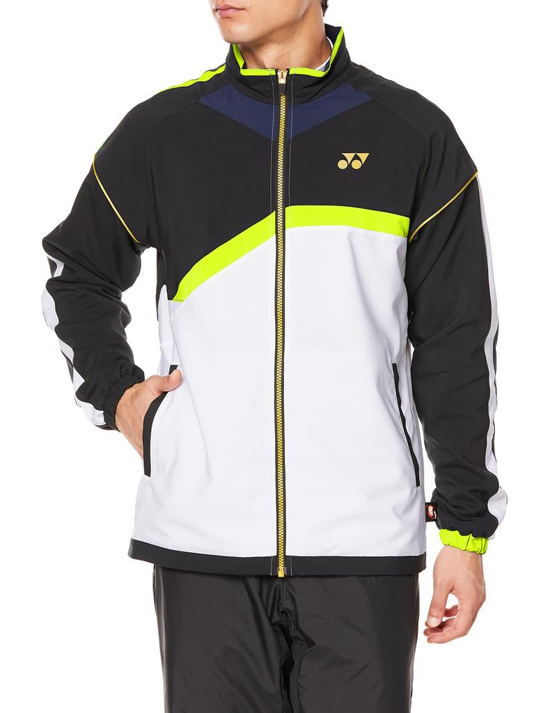 Bunda s podšívkou a větrovkou, kyselinově žlutá, velikost L [YONEX] (Přizpůsobit styl) (607)