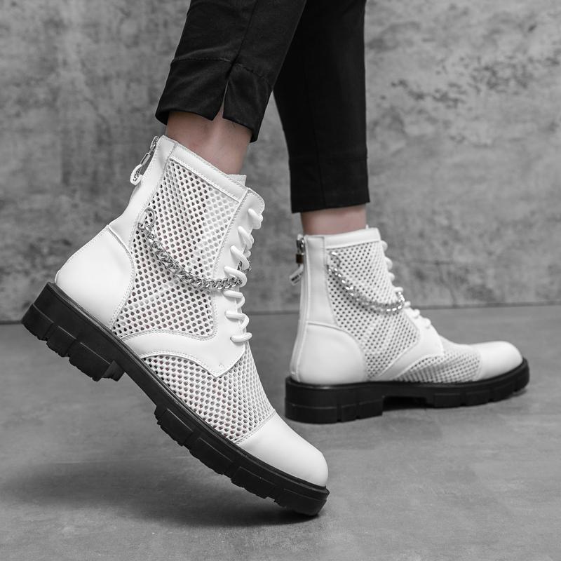 Fashion Leather Boots For Man Genuine Leather Big Size Boots High Quality Designer Formal Boots Casual Boots Fashion Business