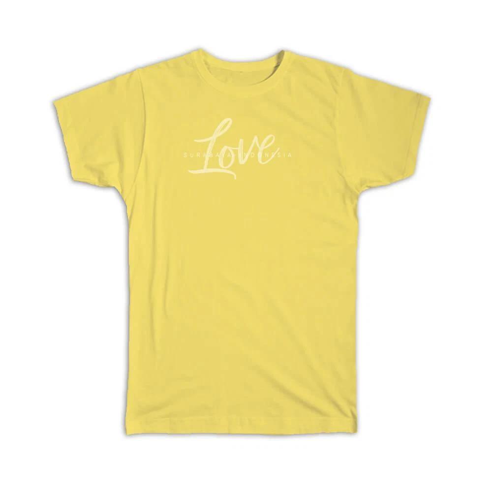 Gift T-Shirt : Love Surabaya Indonesia 2XL