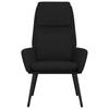Relax Armchair Black Fabric