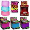 М'яка іграшка-антистрес Nee Doh Nice Cube Super Squeeze Fidget Toy, напівпрозорий червоний кубик-сквіш для зняття стресу, іграшка без BPA для дітей та дорослих