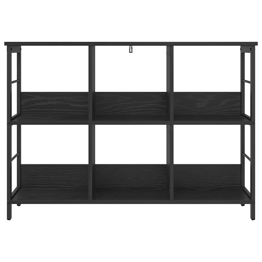 Bookshelf Black Oak Effect 102 x 32 x 72.5 cm