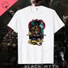 Black Myth Wukong Men's Cotton T-shirt Journey To The West Game Wukong Retro Graphic Tshirt Adventure Game Money King Tees