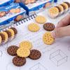 Creative Cartoon Biscuit-Shaped Eraser - Cute Stationery Gift for Kids