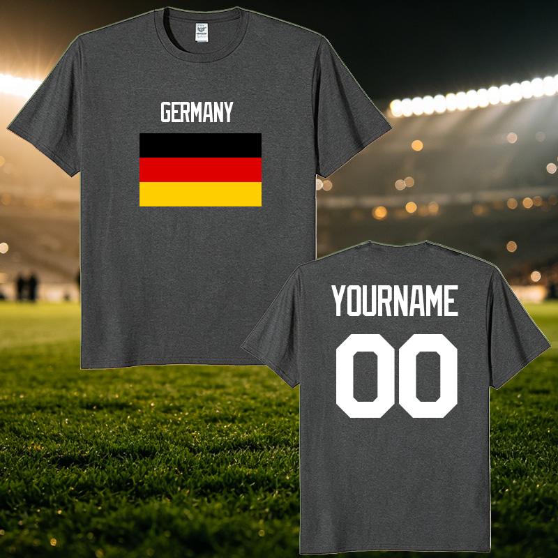 Gerunisexy National Football Custom Name Number T Shirt Unisex Personalized Diy 2026 Football Tour Match Day Fan Streetwear Tee
