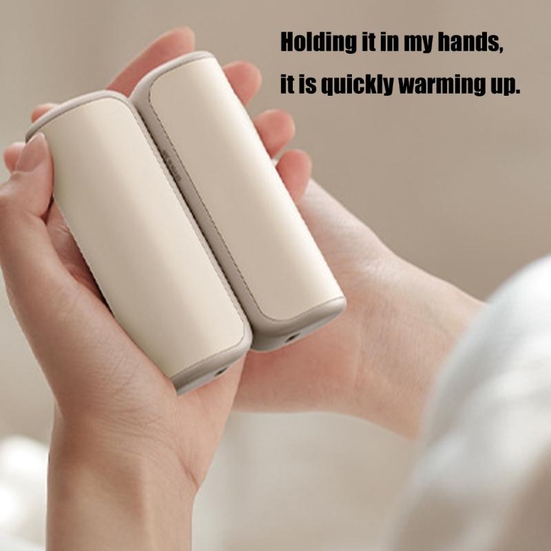 Portable 3000mAh Split Hands Warmers 3 Second Fast Heating Warmth Magnetic Pair For Commuting And Winter Activity