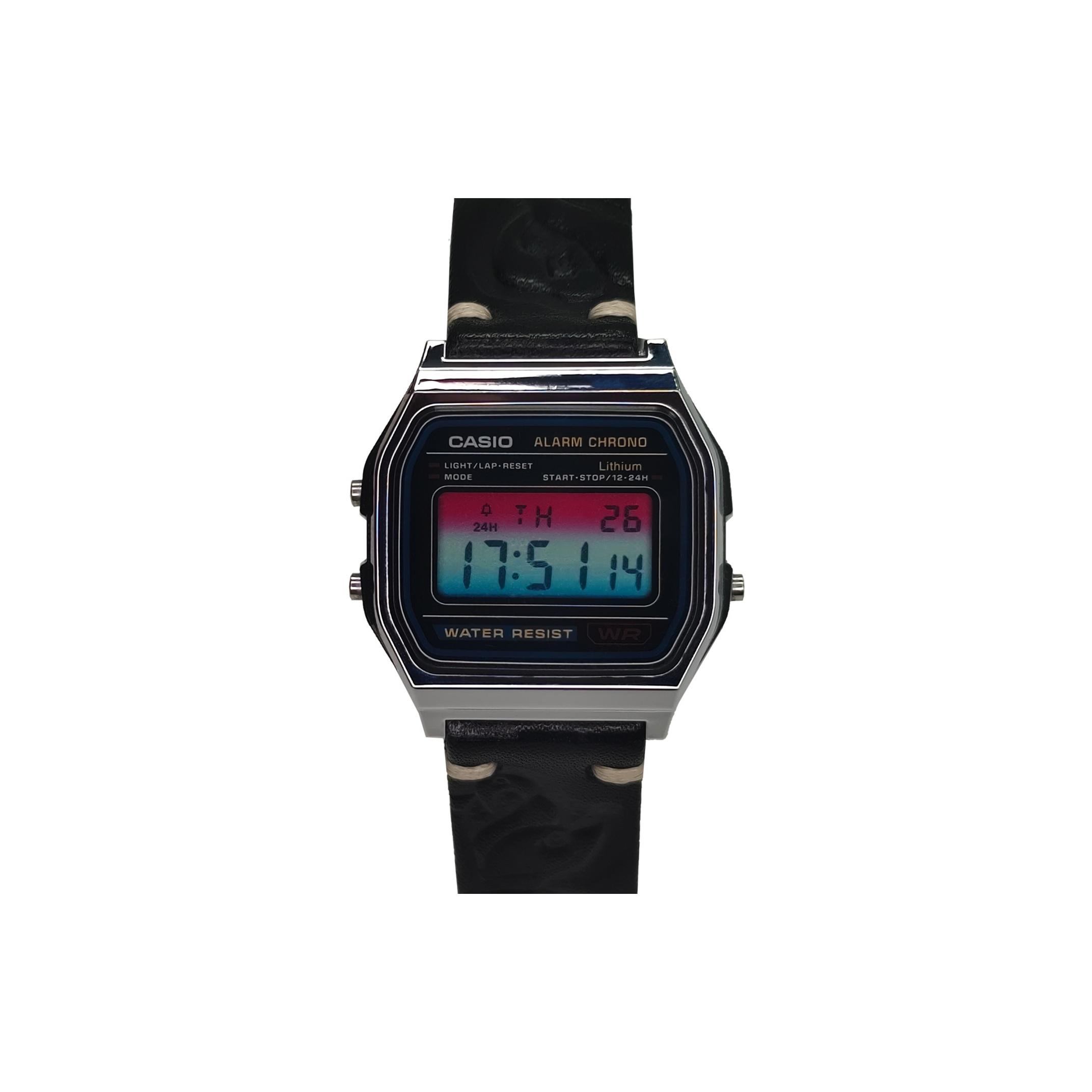 CASIO Unisex YOUTH Black Watch A158WA-1(Watch3--) Regular Watch Box