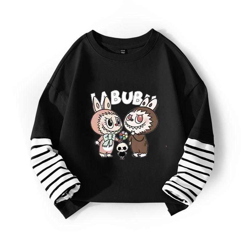 Spring and Autumn Girls'  Casual Base Shirt Children's Top