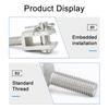 Thin Cylinder SDA/ACQ/CQ2B Pneumatic Accessories Y-shaped Connector External Thread Connector