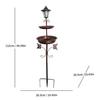 Figurina di Cucciolo Alimentata a Energia Solare: Decorazione da Giardino in Resina per Esterni