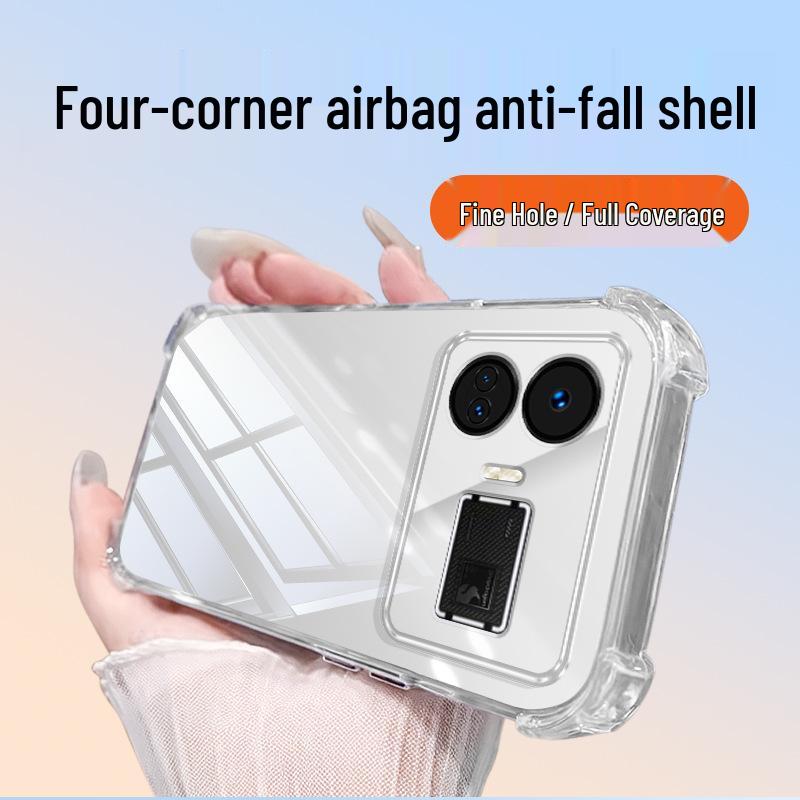

Realme GT5 Pro Transparent Airbag TPU Case - Anti-drop, High-end Feel, Ins Style Realme GT5 Pro прозорий