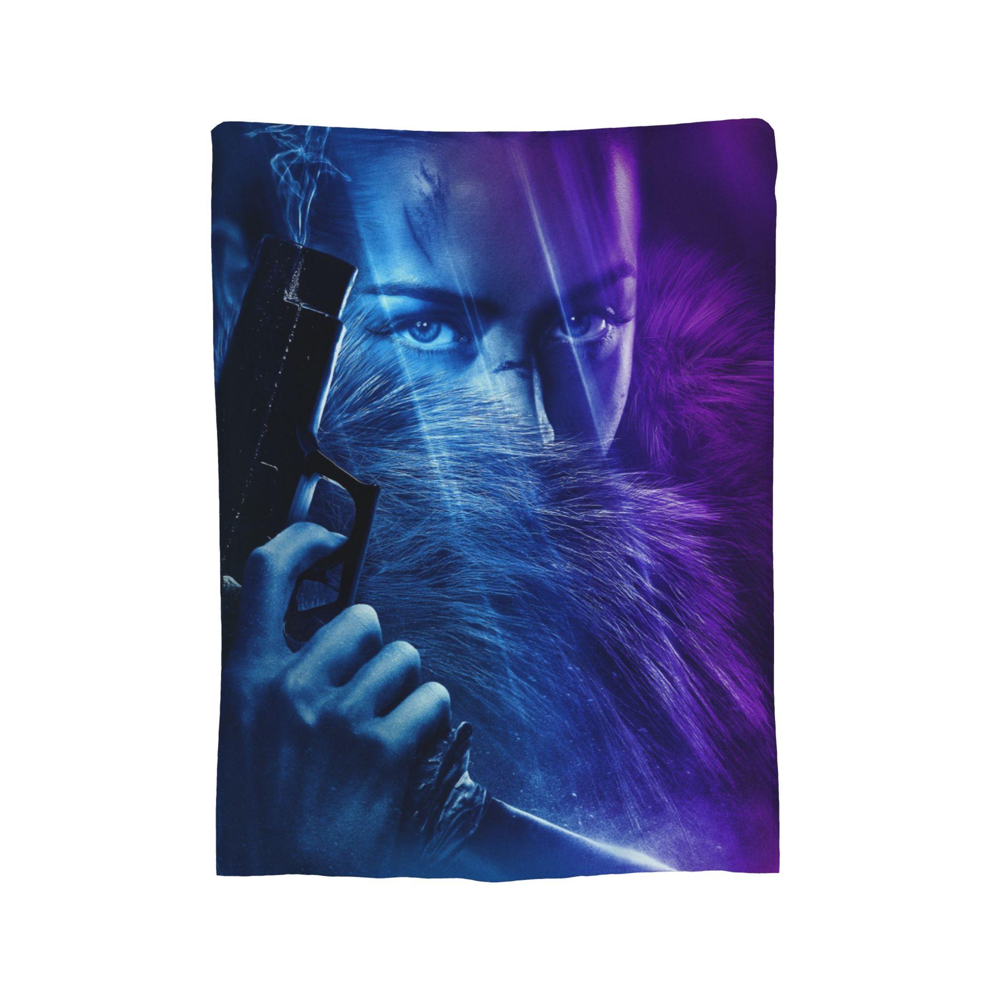 

From the World of John Wick Ballerina Blanket Flannel Printed Portable Super Soft Throw Blanket for Home Travel Quilt 30x40in