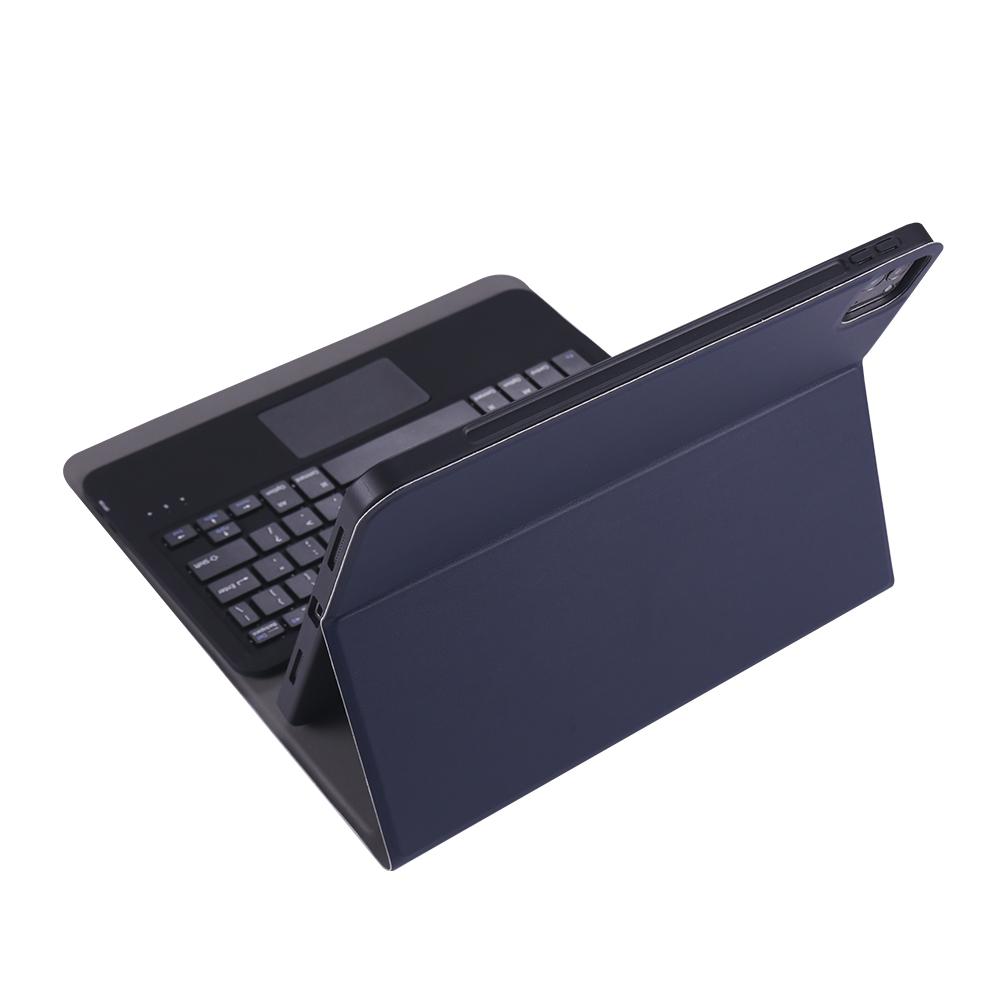 

For iPad Air 11 (2025)/(2024)/Air (2020)/(2022)/Pro 11 (2018)/(2020)/(2021)/(2022) A11B-A Bluetooth-Compatible Keyboard Case Blue