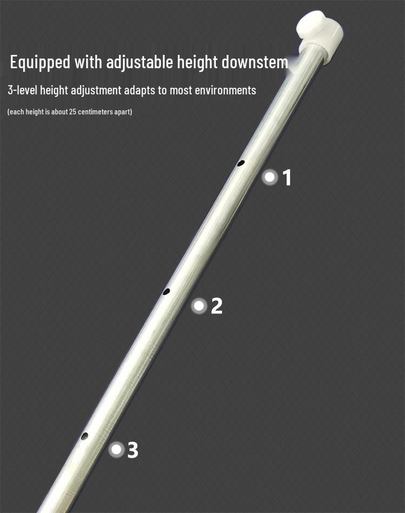 Large Outdoor Rectangular Sunshade Umbrella - Commercial Folding Awning for Courtyard