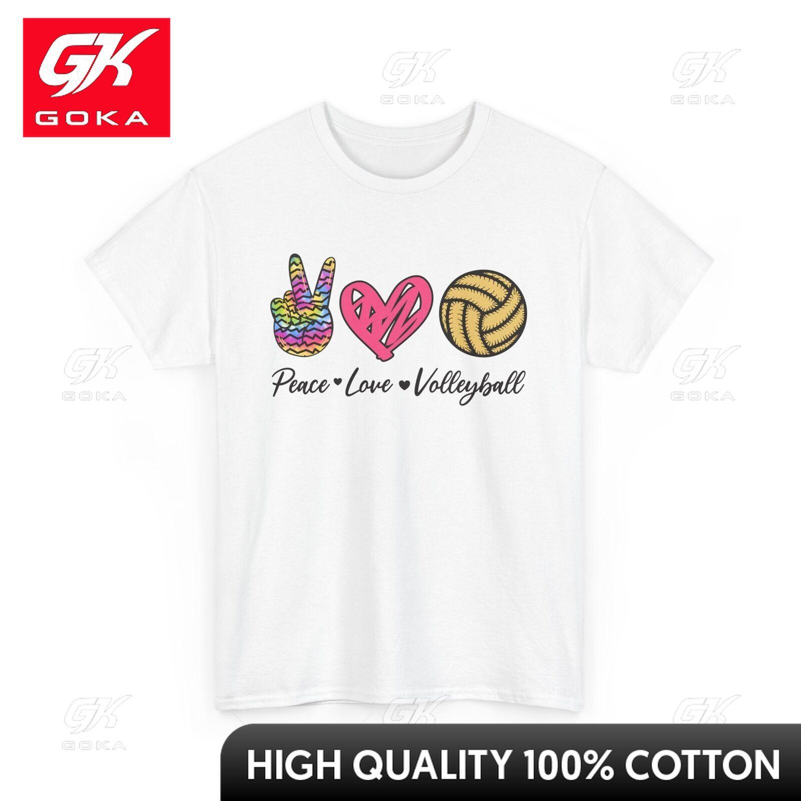 

Volleyball Sports Supporters Women Unisex Tshirt Neck Novelty Print Comical Weekend Outfit T Shirt Cotton Fabric Lightweight S