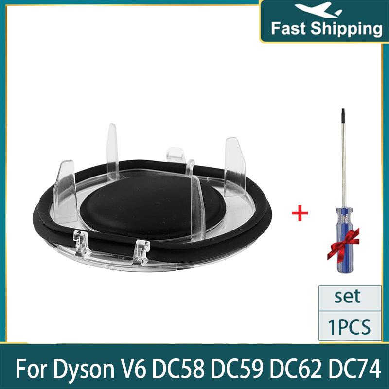 Bin Lid Cap Sealing Ring Cap For Dyson V6/DC58/DC59/DC62/DC74 Vacuum Cleaner Dust Bin Bucket Bottom Cover Sealing Ring