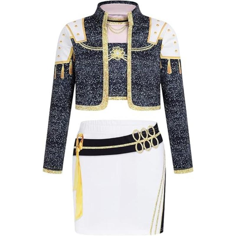 3D Demon Hunters Printed Set Fashionable and Casual Children's Girl Clothing Sets