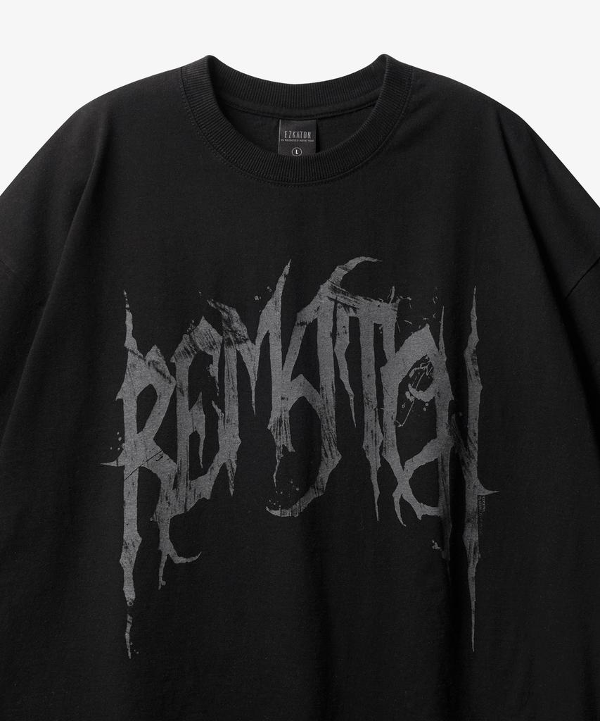Ezcaton Rematch Pigment Short Sleeve T-Shirt Black Kmst6781