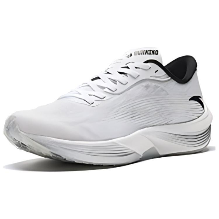 Anta Cushioning Abrasion Resistant Rebound Low Top Marathon Running Shoes Men's White Black 112455564-6