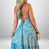 Vestido de Tirantes Elegante y a la Moda para Mujer, Nuevo, Estampado, Casual, Holgado, para Primavera