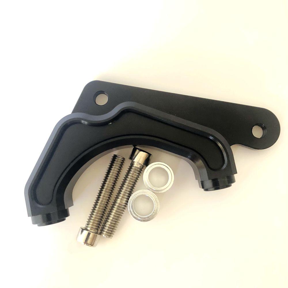 Motorcycle 82mm Brake Caliper Bracket Adapter For RPM Adelin 82mm Radial Caliper For Honda Dio With 220mm Brake Disc Modified чёрный