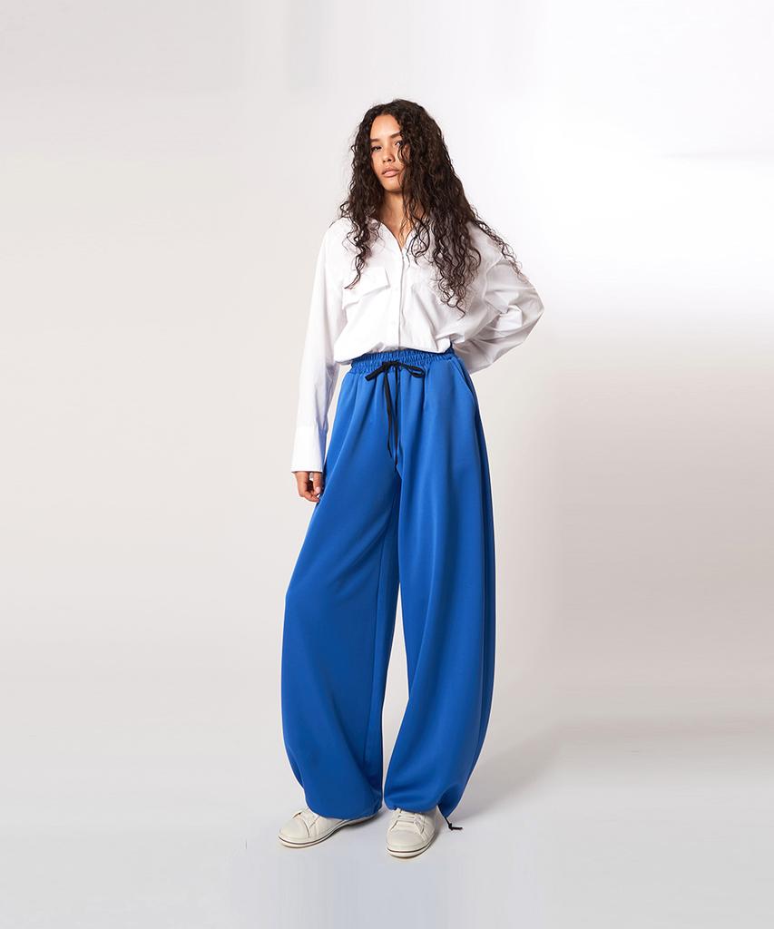 ATHPLATFORM Au61Pt08_Engineer Wide Sweatpants_Blue
