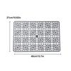 Silicone Dish Drying Mat Multi-Use Silicone Dish Drying Mats Easy Clean Slip Resistant Kitchen Dish Drain Drying Pad For