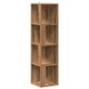 VidaXL Corner Cabinet Artisan Oak 33x33x132 Cm Engineered Wood, Corner Shelf, Bookcase, Display Cabinet, Shelf At 856723