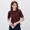 Kemengboka Women's Silk Blend Faux Two-Piece Long Sleeve Knit Top