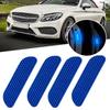 4pcs Car Wheel Eyebrow Sticker Car Reflective Warning Stickers Car Body Reflective Strips Stickers Auto Exterior Accessories