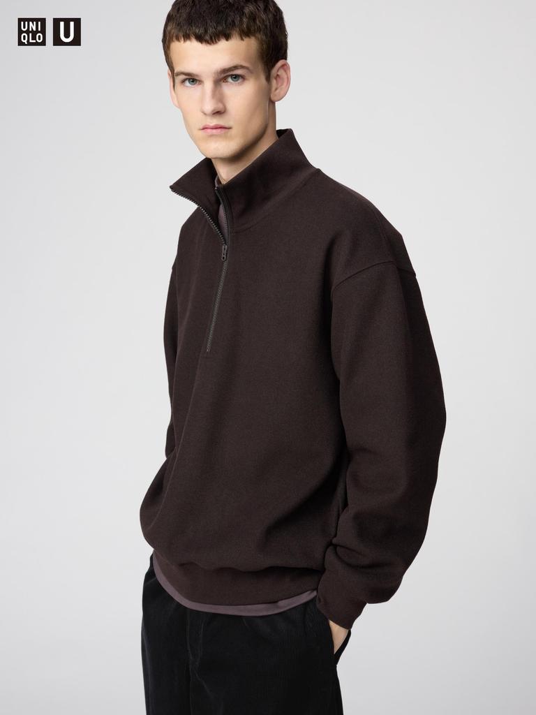 Uniqlo Brushed Half Zip Sweatshirt