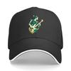 Abstract Bass Groove Player Silhouet Hip Hop Hat Fashion Outdoor Sports Sandwich Baseball Cap