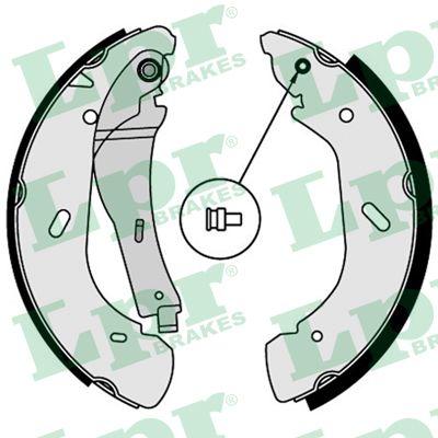 Lpr Brake Shoes Kit, Drum Brakes 07790 Rozmiar 001