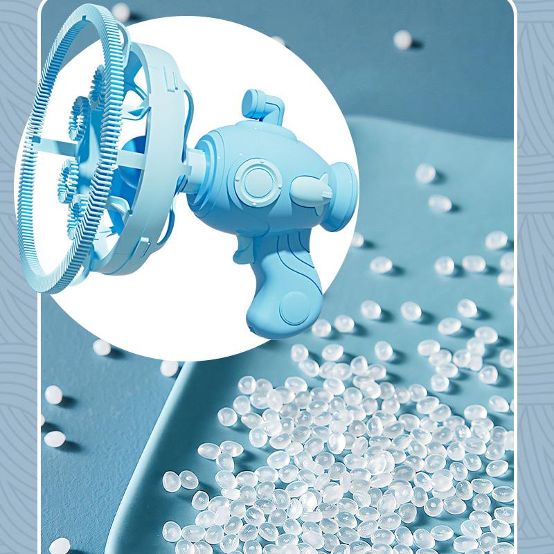 Bubbles Machine Electric Bubble Gun Double Layer Bubble Kids Toy Automatic Soap Blower Outdoor Party Games Children Toys Gifts
