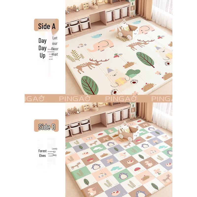HANDUNYOU Foldable Double-Sided XPE Baby Play Mat