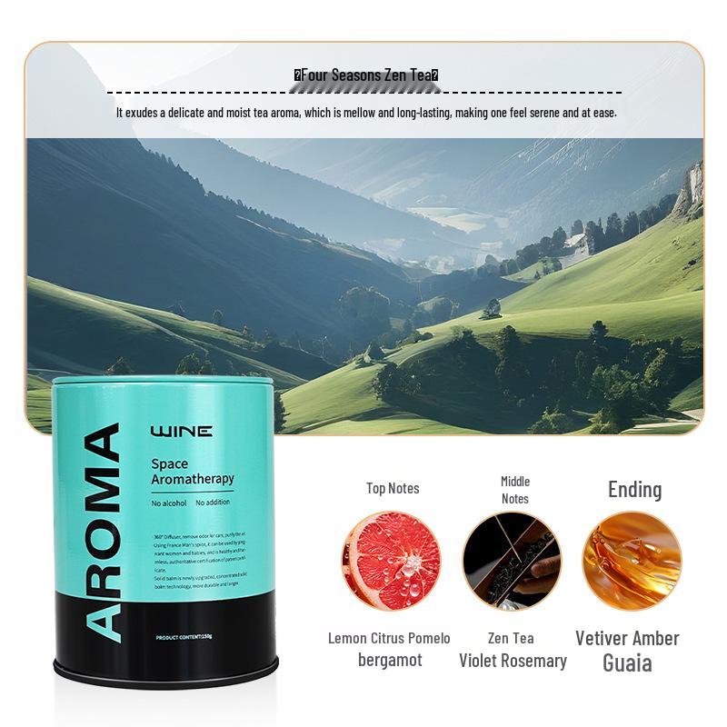 Premium Car Aromatherapy Solid Perfume: Long-Lasting, Fresh-Scented Air Purifier