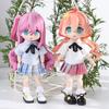 Perfect 2Pcs 1:12 OB11 Clouds and Stars Shoes Doll Classic Shoes Suit For Ob11 1/12 Bjd Detachable Doll Gsc DOD YMY Doll Accessories
