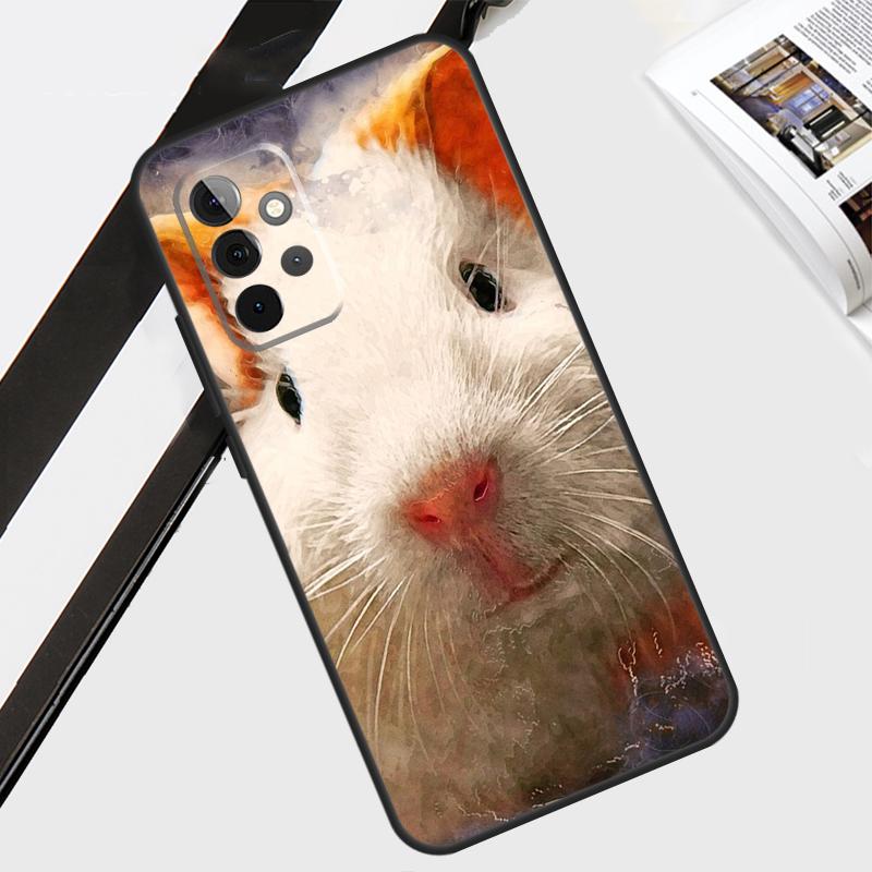Funny Guinea Pig Case For Samsung Galaxy A55 A35 A15 A56 A36 A26 A16 A06 A54 A34 A14 A12 A22 A32 A52 A13 A53