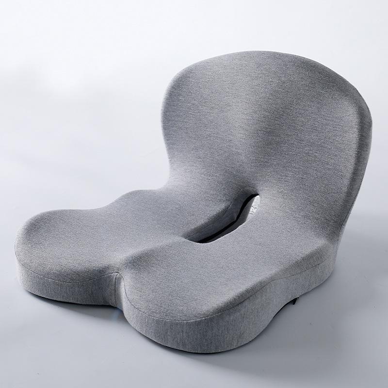 

Memory Foam Integrated Seat & Backrest Cushion for Office Chairs and Cars 44x42x32cm Integrated Cushion