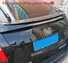 Universal Car Roof Spoiler 99cm Rear Spoiler Wing Sticker PU Glossy Black