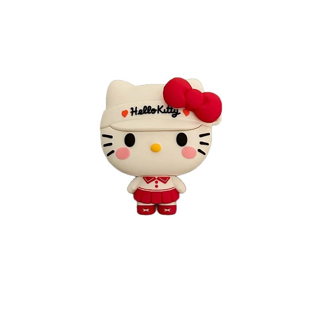 Cute sportswear kt cat AirPods pro1 apple bluetooth headset case 1/1 generation cartoon protective case is suitable for
