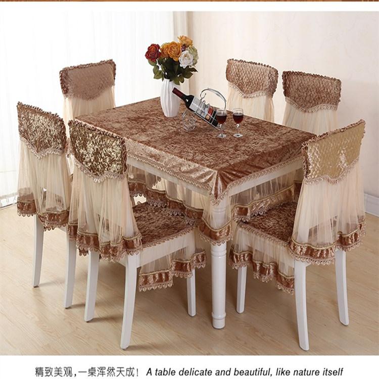 Wysokiej jakości chiński styl pogrubiony kwadratowy obrus biurkowy nowy styl antypoślizgowa poduszka siedziska obrus domowy obrus na krzesło