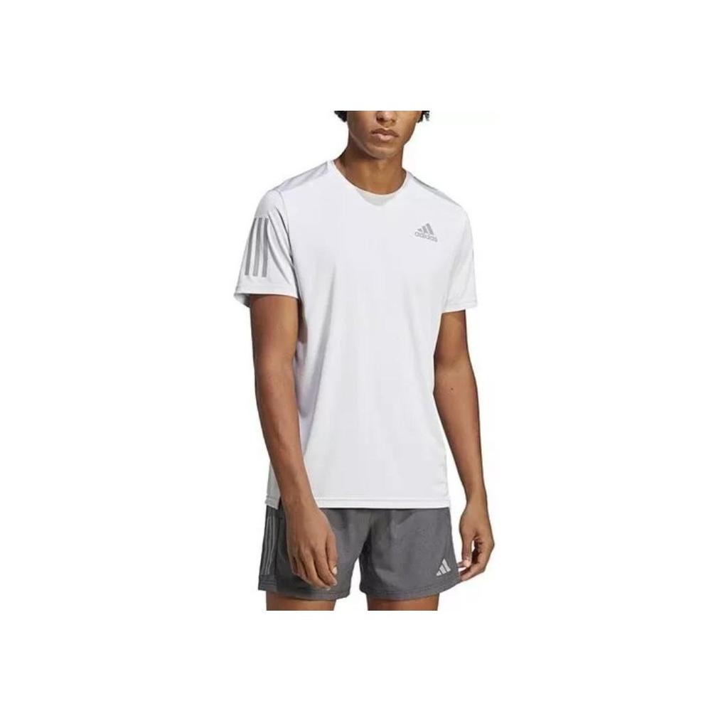 Adidas Running Sports Short Sleeve T-Shirt Men Tops White GC7868