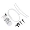 One Man Brake Bleeder Kit Rubber Brake Bleeder Bottle with Transparent Tube and Connector for Car