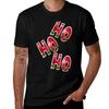 Ho Ho Ho Red Sequin TShirt Breathable Mesh Panel TShirt