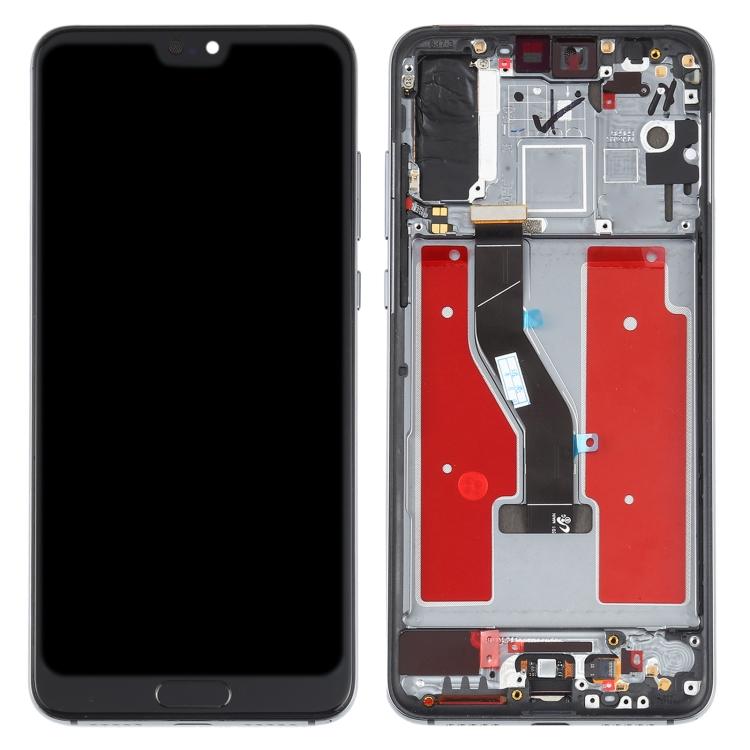 

Grade S OEM OLED Screen and Digitizer Assembly+Frame Replacement Part (without Logo) for Huawei P20 Pro Blue